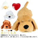 ぬいぐるみ 犬 心音 ペット 心音が出る ハートビート 癒し系 不安緩和 睡眠補助 安眠枕 犬 噛む おもちゃ 抱き枕 分離不安緩和 破れない ストレス解消 か...