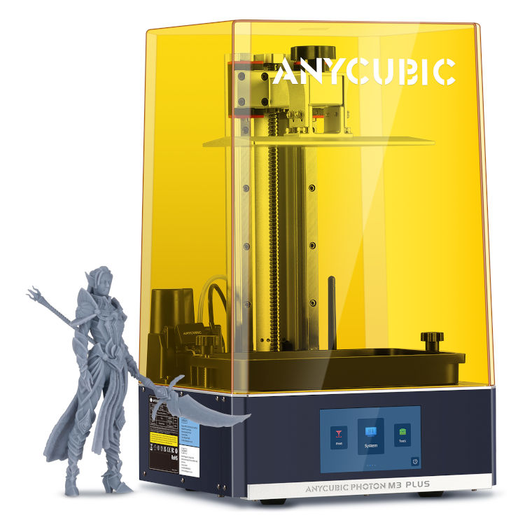 3Dץ󥿡 ¤ Photon M3 Plus  Ų3Dץ ANYCUBIC  3Dץ󥿡 6K ®100mm/h 9.25ΥLCD꡼ ¤245197122mm UV쥸¤ץ󥿡 USB Type A2 ե饤 鼫ưĶ® LED