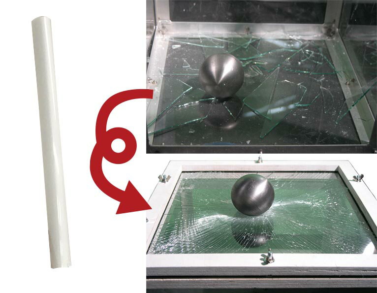【送料無料】飛散防止フィルム 防災 地震対策 透明 92cm×20m巻/HFR-21 ガラス 台風 震災 食器棚 UV 紫外線99％カット 大容量 業務用 水を使って貼るタイプ