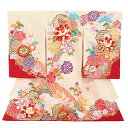 お宮参り 着物 レンタル 女の子/女児産着 お宮参り 0072 薄黄色地 牡丹に鞠 産着 レンタル 女の子 祝い着 着物 女の子 着物 掛け着 初着 お宮参り ...