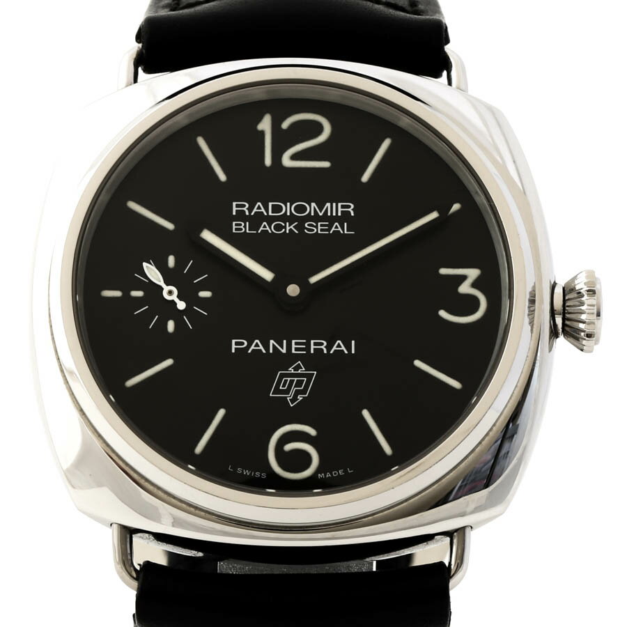 ラジオミール 腕時計（メンズ） PANERAI パネライ ラジオミール ブラックシール ロゴ PAMC0380(PAM00380) Cal.OP II 手巻 メンズ腕時計 貴重品 #29479YR