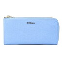 フルラ 革長財布 レディース FURLA フルラ PS52 B30 バビロン L字ラウンドファスナー ジップアラウンド 長財布 レザー ライトブルー #30224YR