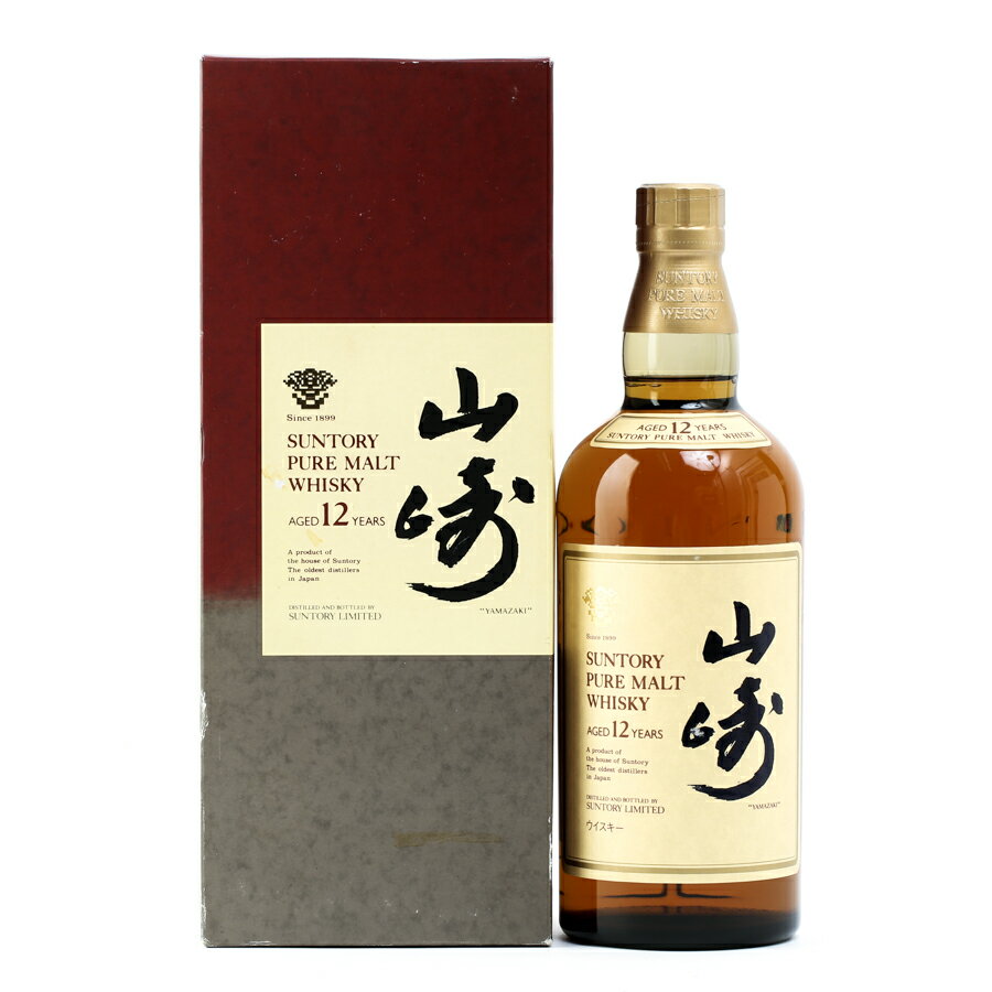 神奈川県内への発送限定 サントリー 山崎 12年 ピュアモルト 国産ウイスキー 43度 750ml 箱付 #2251 alc