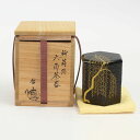 谷川哲山造 柳蒔絵 六角茶器 共箱 中古 #18783T