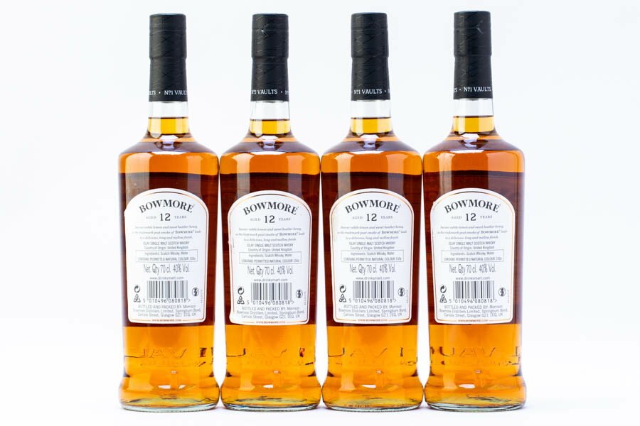 ボウモア 12年 スコッチ ウイスキー 40度 700ml 箱付 4本セット #2450 alc
