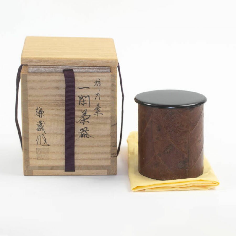 樂天商城 - 三宅謙蔵造 柿乃葉 一閑茶器 共箱 中古 #19297T