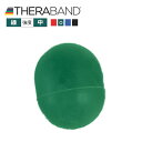 緑色 セラバンド(Theraband) ハンドエクササイザー XL グリーン 強度(抵抗力):中(約2.3Kg) 直径5cm×長さ6cm エクササイズ 筋トレ ...