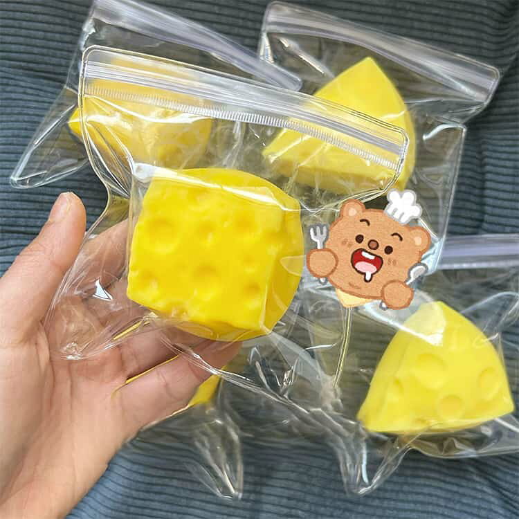2個セット チーズ スクイーズ スクイーズブロック ストレス解消 握る ぷにぷに 柔らかい スクイーズチーズケーキ 大福 肉球 ネコ ねこ 高弾性 低反発 おもちゃ かわいい 握る ストレス解消 ギフト 子供用 握って遊ぶ 誕生日 オシャレ 癒しグッズ kirakiramart2025-10004290 激安 KIRAKIRA MART サンプル画像2