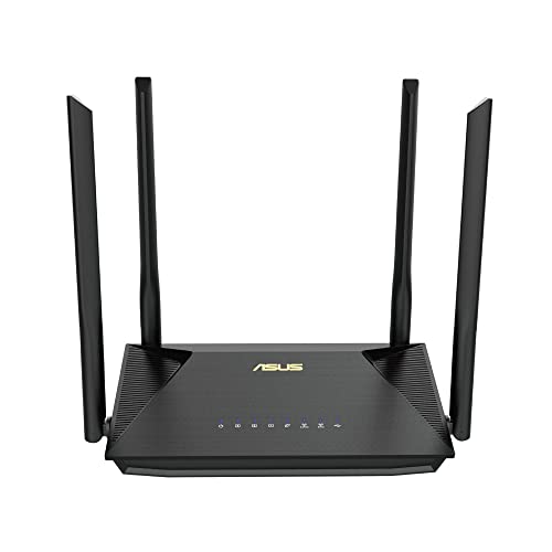 ASUS WiFi 無線 ルーター WiFi6 1201 574Mbps v6プラス対応デュアルバンド RT-AX1800U (A) メッシュセキュリティ機能付 3階建 接続台数32台 国内正規代理店品