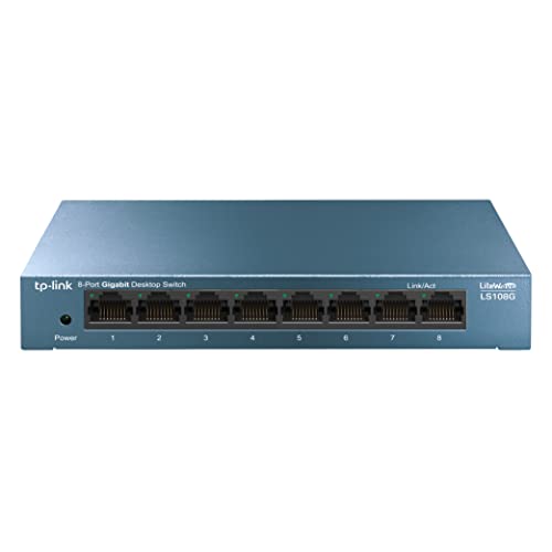 TP-Link 8ポート スイッチングハブ ギガビット 金属筐体 設定不要 ライフタイム保証 LS108G TP-Link 8ポート スイッチングハブ ギガビット 金属筐体 設定不要 ライフタイム保証 LS108G