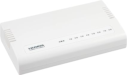 アイ オー データ 100BASE-TX/10BASE-Te対応 8ポート レイヤー2スイッチングハブ ホワイト 日本メーカー ETX-ESH08WC アイ オー データ 100BASE-TX/10BASE-Te対応 8ポート レイヤー2スイッチングハブ ホワイト 日本メーカー ETX-ESH08WC