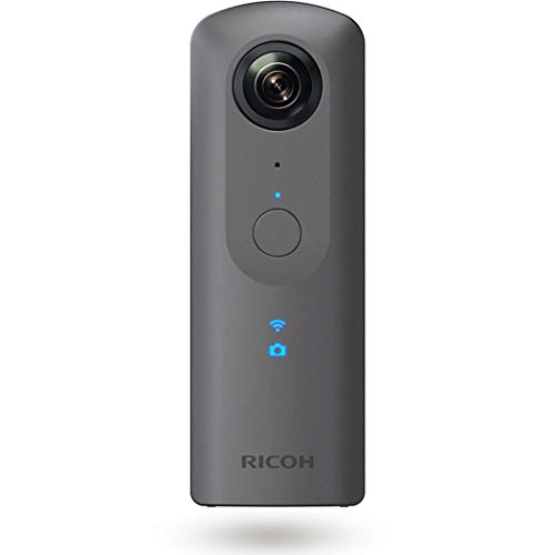 RICOH THETA V メタリックグレー 360度カメラ 手ブレ補正機能搭載 4K動画 360度空間音声 Android OS搭載で機能拡張に対応 リコーシータ独自の高精度なスティッチング技術で自然な360度撮影 ビジネスシーンで大活躍 91072