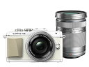 OLYMPUS PEN E-PL7 EZダブルズームキット ホワイト ミラーレス一眼 E-PL7 EZ DZKIT WHT