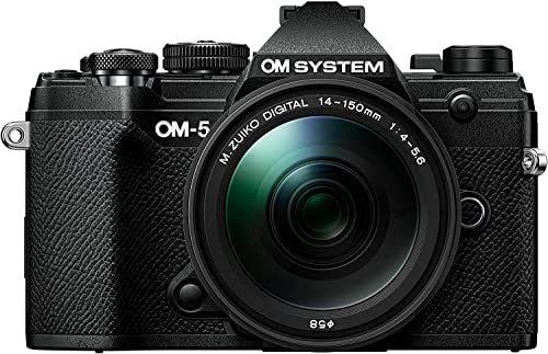 OM SYSTEM OM-5 14-150mm IIレンズキット ブラック OM SYSTEM OM-5 14-150mm IIレンズキット ブラック