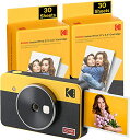 コダック KODAK Mini Shot 2 Retro 4PASS 2-in-1インスタントカメラ フォトプリンター(5,3x8,6cm) 68枚バンドル,イ...