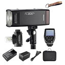 Godox AD200Pro TTLポケットフラッシュ XProNトランスミッターセット 2.4GワイヤレスXシステム GN 52/60 HSS1/8000 フルパワーフラッシュ500回 大容量の電池 AD200Pro XProN 並行輸入品