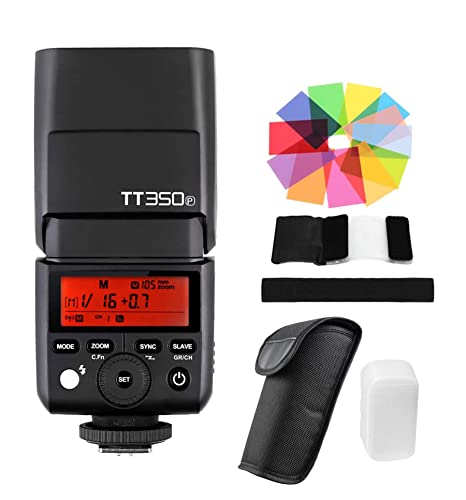 Ŭޡդܸ Godox TT350P 2.4G 1/8000 HSS GN36 TTL ߥ˥եå DSLR PE...