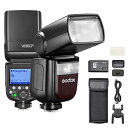 Godox V860IIIS カメラフラッシュ ソニー用 ワイヤレスフラッシュ GODOX 2.4G内蔵 TTL GN60 1/8000s HSS 先幕 後幕シンクロモード LEDモデリングランプ TTL・Mモードボタン ソニーカメラ対応