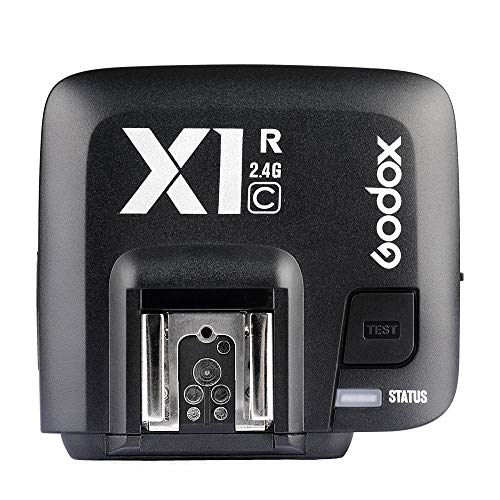 特殊:B016QAK3TUコード:0707948524864ブランド:GODOX規格：Godox X1R-C Flash Receiver商品サイズ: 高さ50、幅110、奥行き110商品重量:798000X1R-Cフラッシュトリガーは、ホットシューに搭載されたCanon EOS シリーズカメラに対応します、X1T-Cの送信器と互換性があります。GRグループフラッシュ、最大5グループ、32チャンネルをサポートします。2.4G無線伝送で、動作距離は100メートルに達します。シャッターレリーズとして使用することができます。液晶画面は操作が便利です。このTTLワイヤレスフラッシュトリガーは、一つのカメラシャッターと1つ以上の受信機と合わせて使用できます、スタジオフラッシュ、スピードライト、カメラシャッターなどに活躍しています。› もっと見る発送サイズ: 高さ11.1、幅11.1、奥行き5.9発送重量:181