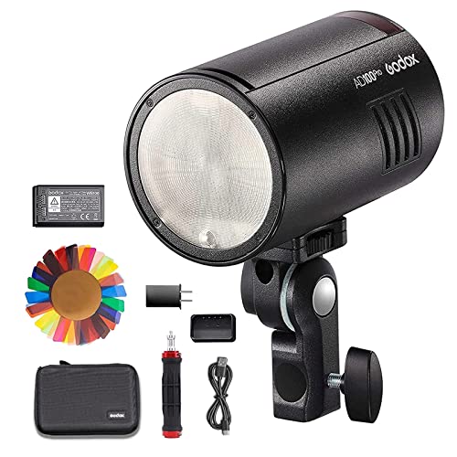 GodoxŹ Godox AD100Proեå她ȥܡ 100Ws TTL 2.4G HSS 1 / 8000sݥåȥե...