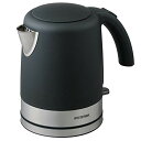 アイリスオーヤマ 電気ケトル 大容量 1000ml お手入れカンタン フィルター掃除可能 ニオイ移りしない 空焚き防止機能付き IKE-D1000-B DesignKettle ブラック(3)