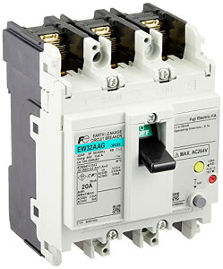 富士電機機器制御 G-TWIN 漏電遮断器 一般配線用 JIS専用品 20A EW32AAG-3P020B 4B