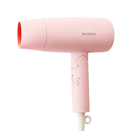 SALONIA サロニア スピーディーイオンドライヤー (ビラブドピンク) ドライヤー ヘアドライヤー 限定色 家電 美容家電 大風量 速乾 マイナスイオン コンパクト 軽量