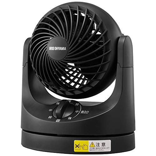 節電対策 アイリスオーヤマ 扇風機 卓上 マカロンmini マットデザイン 左右首振り 静音 コンパクト TAF-MKM10-B ブラックのサムネイル