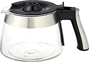 デロンギ(DeLonghi)ICM12011J用ガラスジャグ ブラック ICM12GJ-BK