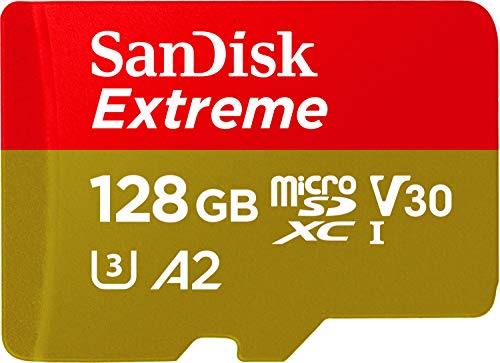 SanDisk ( サンディスク ) 128GB Extreme microSDXC A2 SDSQXA1-128G-GN6MA { 海外パッケージ品