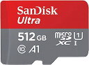 SanDisk (TfBXN) 512GB Ultra microSDXC UHS-I [J[h A_v^[t - 120MB/s C10 U1 tHD A1 Micro SD J[h - SDSQUA4-512G-GN6MA