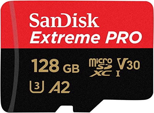 microSDXC 128GB SanDisk ǥ SDSQXCD-128G-GN6MA Extreme PRO R:200MB/s W:90MB/s UHS-I U3 V30 4K Ultra HD A2б SDץ ¹͢