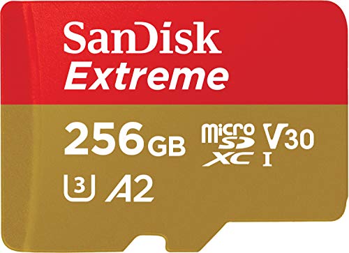 microSDXC 256GB SanDisk TfBXN Extreme UHS-1 U3 V30 4K Ultra HD A2Ή JNHIWiSDA_v^[t 5Nۏ sAi