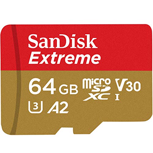 microSDXC 64GB SanDisk TfBXN Extreme UHS-1 U3 V30 4K Ultra HD A2Ή SDA_v^[t sAi