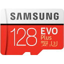microSDXC 128GB EVO Plus UHS-I Class10 U3 4K対応 Samsung サムスン 専用SDアダプター付 並行輸入品