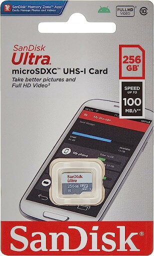 SANDISK - カード 256GB ウルトラライト ホワイト/グレー マイクロSDXC 100MB/S クラス10 UHS-I SDSQUNR-256G-GN3MN 海外パッケージ品 SANDISK - カード 256GB ウルトラライト ホワイト/グレー マイクロSDXC 100MB/S クラス10 UHS-I SDSQUNR-256G-GN3MN 海外パッケージ品
