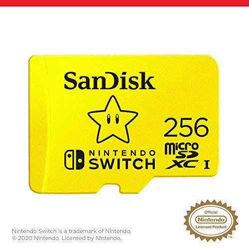 Sandisk SDSQXAO-256G-GN3ZN memory card 256 GB MicroSDXC Nintendoの正式ライセンス 海外パッケージ品