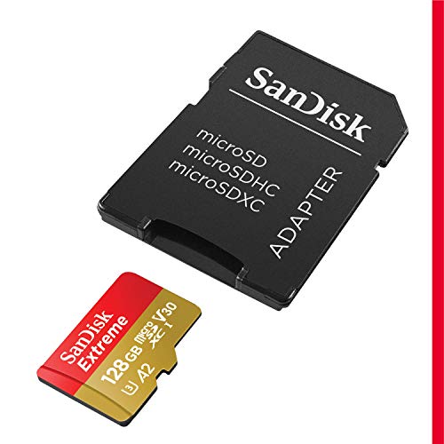 SanDisk ( サンディスク ) 128GB Extreme microSDXC A2 SDSQXA1-128G-GN6MA { 海外パッケージ品