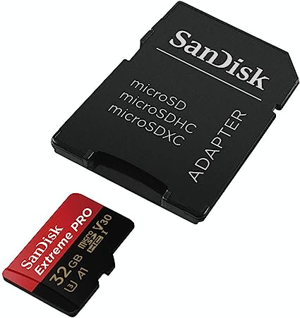 サンディスク ( SANDISK ) 32GB microSD Extreme PRO R=100MB/s W=90MB/s SDアダプタ付き 海外パッケージ SDSQXCG-032G-GN6MA