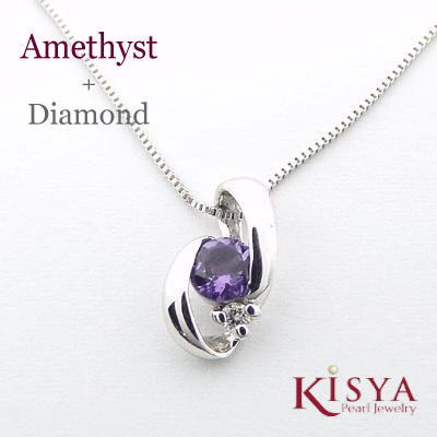 AWXg lbNX 18k VR _Ch Amethyst Ê j K18WG  Mtg