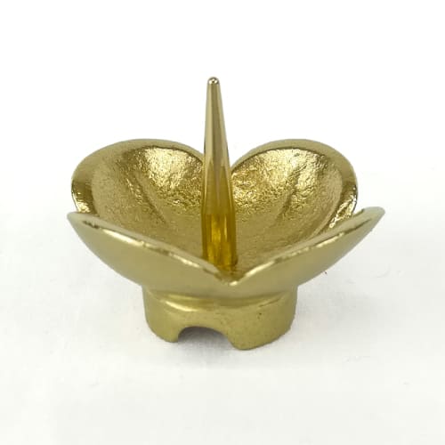 能作 『なのはな燭台』 日本製 火立て ろうそく立て 和ろうそく