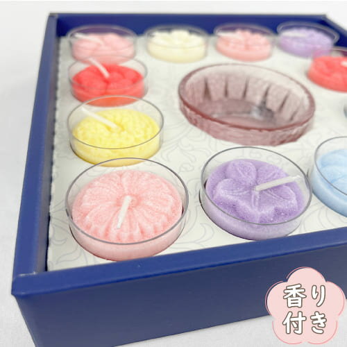 花ローソク 花暦 はなごよみ(和花) 12種セット 香り付 水引 和紙