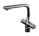 浄水器 一般地用 クリナップ ZZKM6381EC スタイリッシュ水栓Efine(エフィーネ)クロムメッキ(浄水器兼用タイプ)