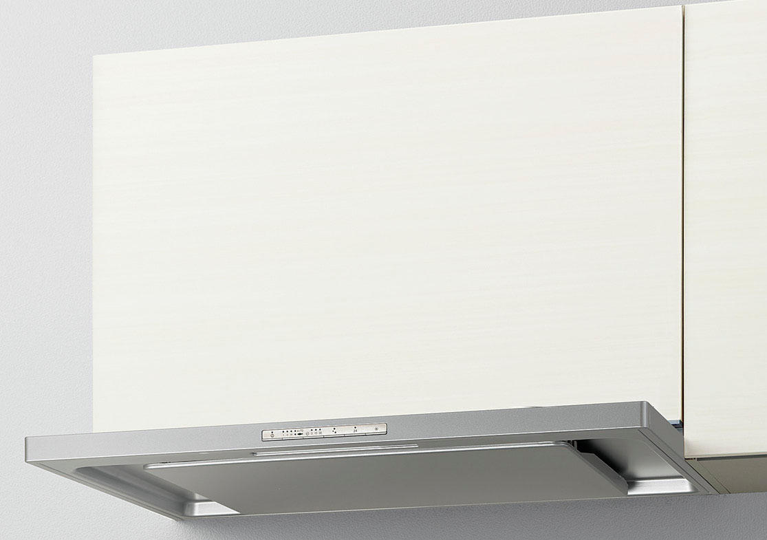 レンジフード　富士工業製（LIXIL）CLS-742SI(R/L)　間口75cm　シルバー　壁付用(I型・L型)よごれんフ..