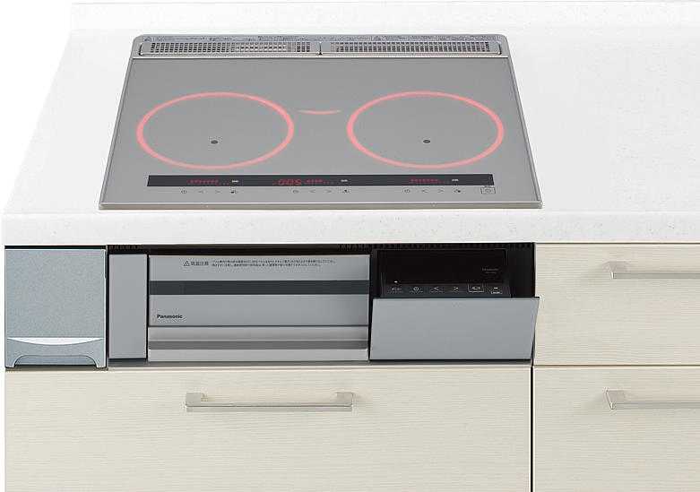 IHクッキングヒーター パナソニック製（Panasonic）LESC36SK　3口IH　鉄・ステンレス対応