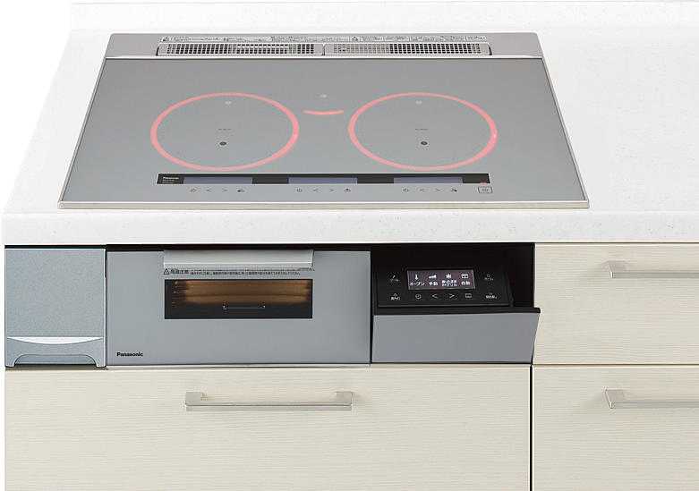 IHクッキングヒーター 　パナソニック製（Panasonic）　JUASA1V7SK　間口75cm　 ダブル（左右IH）オー..
