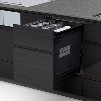 食器洗い乾燥機 パナソニック製（Panasonic）NP-45KD9AP 幅45cm ディープタイプ 深型大容量　K9Plusシリーズ　　【扉材別売】のサムネイル
