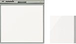 オプション リンナイ製（Rinnai）KWP-404P-W　化粧パネル　ホワイト（光沢）標準スライド食洗機用　オプション