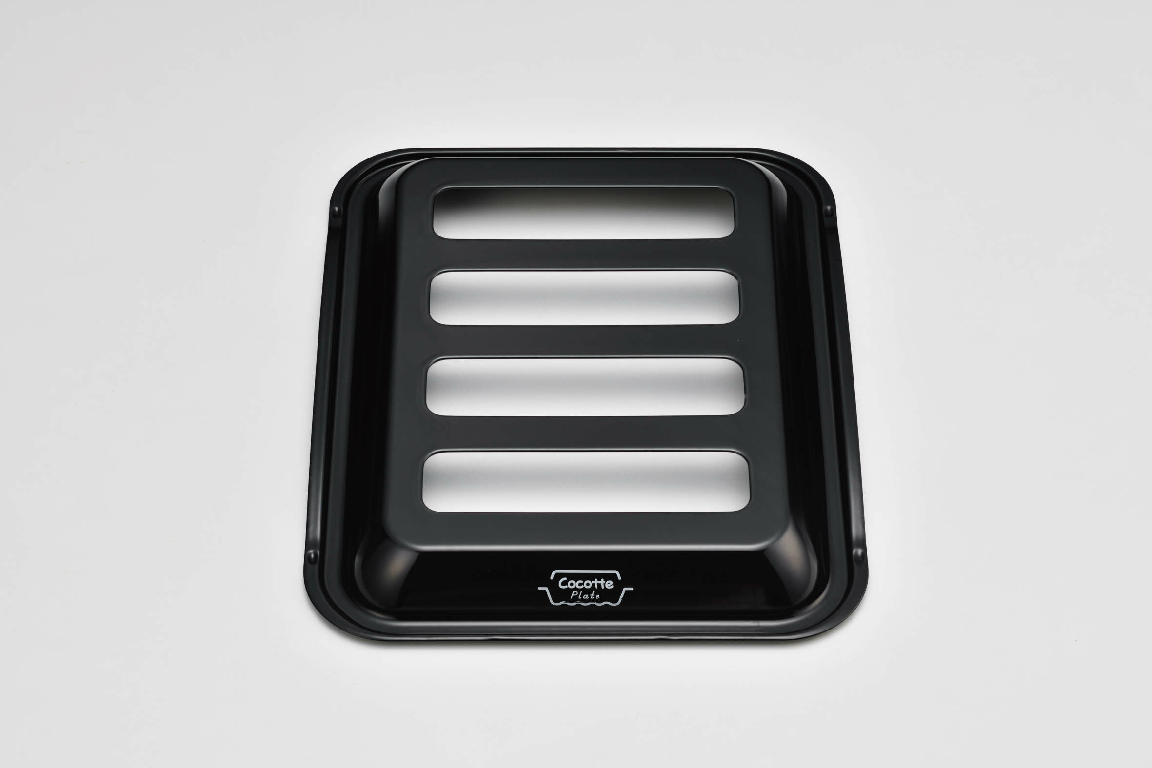 オプション リンナイ製（Rinnai）RBO-PC90WA-FT1　ココットプレート　ワイドタイプ　ブラック　蓋のみ