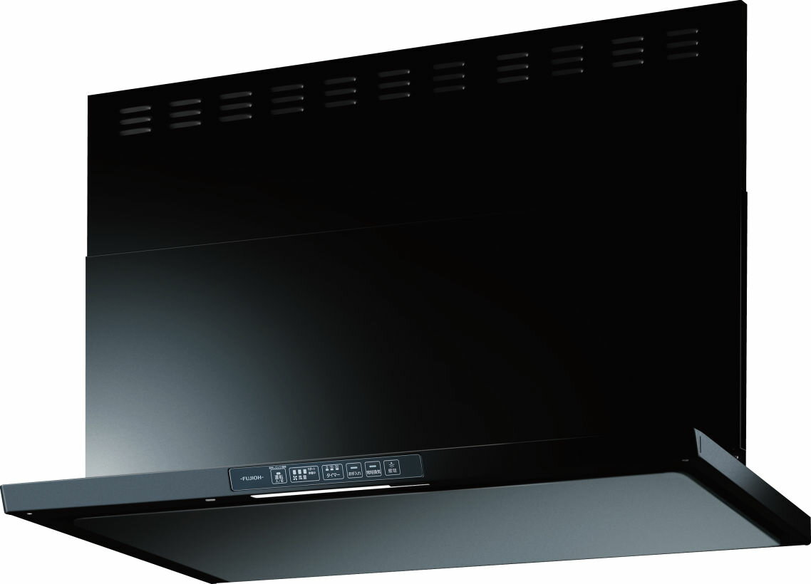 レンジフード 富士工業製（Rinnai）TLR-3S-AP902BK　間口90cm　ブラック　TLRシリーズ　クリーンフード　上幕板付き
